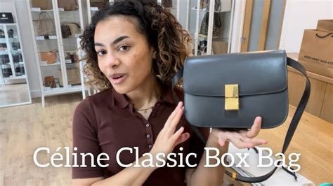 celine box cloud color|Celine box bag review.